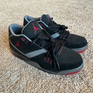 Nike Air Jordan Flight 23 "Bred" Black Gym Red Cool Grey Size 10.5 317820-021